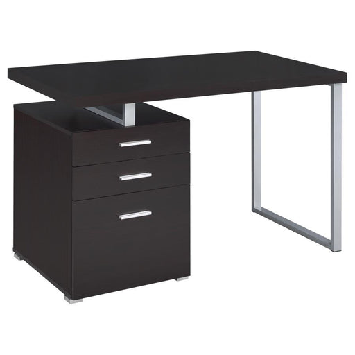Brennan - 3-Drawer Office Computer Desk - Premium Computer Desks from CoasterEveryday - Just $279! Shop now at Furniture Wholesale Plus  We are the best furniture store in Nashville, Hendersonville, Goodlettsville, Madison, Antioch, Mount Juliet, Lebanon, Gallatin, Springfield, Murfreesboro, Franklin, Brentwood