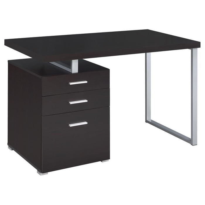 Brennan - 3-Drawer Office Computer Desk - Premium Computer Desks from CoasterEveryday - Just $279! Shop now at Furniture Wholesale Plus  We are the best furniture store in Nashville, Hendersonville, Goodlettsville, Madison, Antioch, Mount Juliet, Lebanon, Gallatin, Springfield, Murfreesboro, Franklin, Brentwood