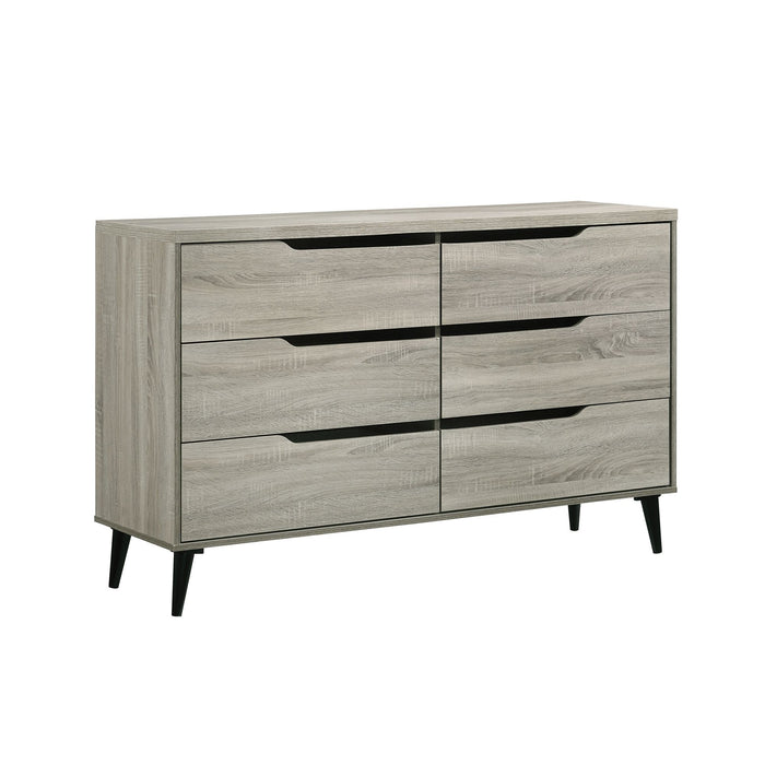 Ernesto - 6-Drawer Dresser With Interlock – Dressers by Elements International at Furniture Wholesale Plus , Nashville furniture store
