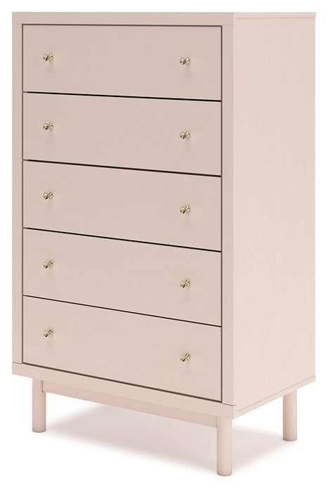 Wistenpine - Five Drawer Chest - Blush – Accent Chests by Signature Design by Ashley® at Furniture Wholesale Plus , Nashville furniture store