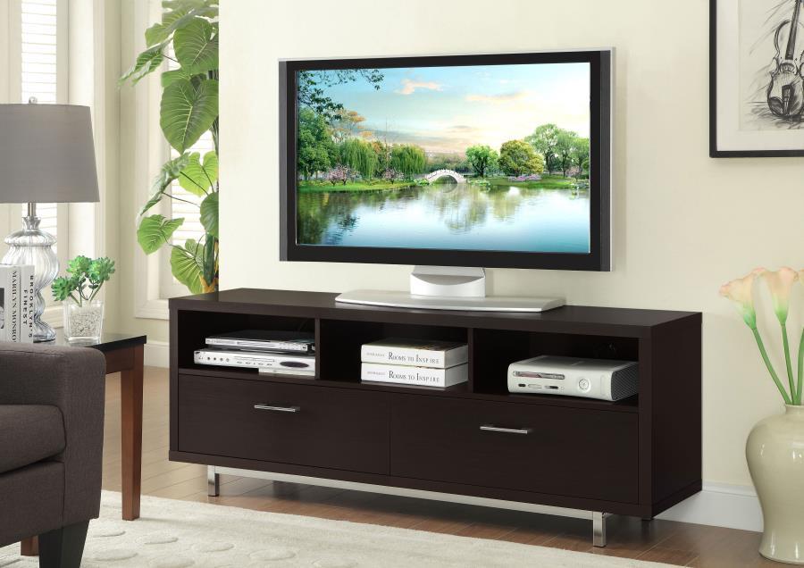 Casey - 2-Drawer Engineered Wood 60" TV Stand – TV Stands by CoasterEssence at Furniture Wholesale Plus , Nashville furniture store