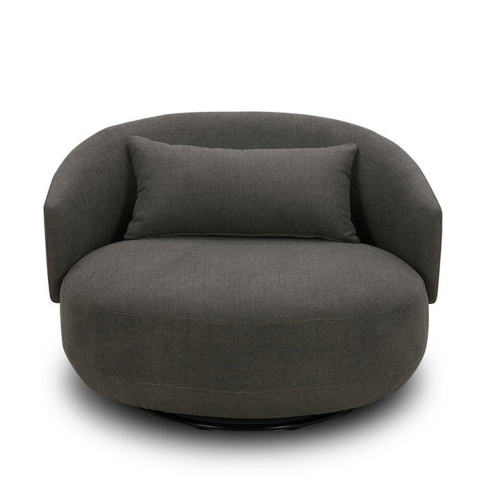 Haley - Upholstered Swivel Cuddler Chair – Swivel Chairs by Liberty Furniture at Furniture Wholesale Plus , Nashville furniture store