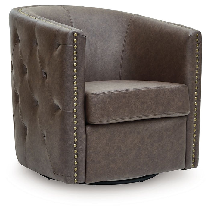 Brentlow - Swivel Accent Chair - Premium Swivel Chairs from Signature Design by Ashley® - Just $468! Shop now at Furniture Wholesale Plus  We are the best furniture store in Nashville, Hendersonville, Goodlettsville, Madison, Antioch, Mount Juliet, Lebanon, Gallatin, Springfield, Murfreesboro, Franklin, Brentwood