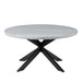 Keyla - Faux Marble Round Cocktail Table - Gray – Cocktail Tables by Steve Silver Furniture at Furniture Wholesale Plus , Nashville furniture store