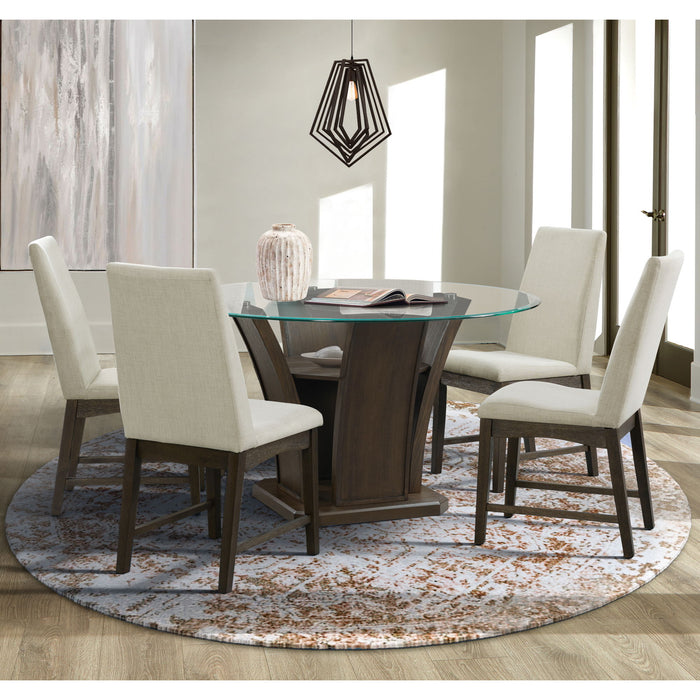 Dapper - Round Dining Table – Dining Tables by Elements International at Furniture Wholesale Plus , Nashville furniture store
