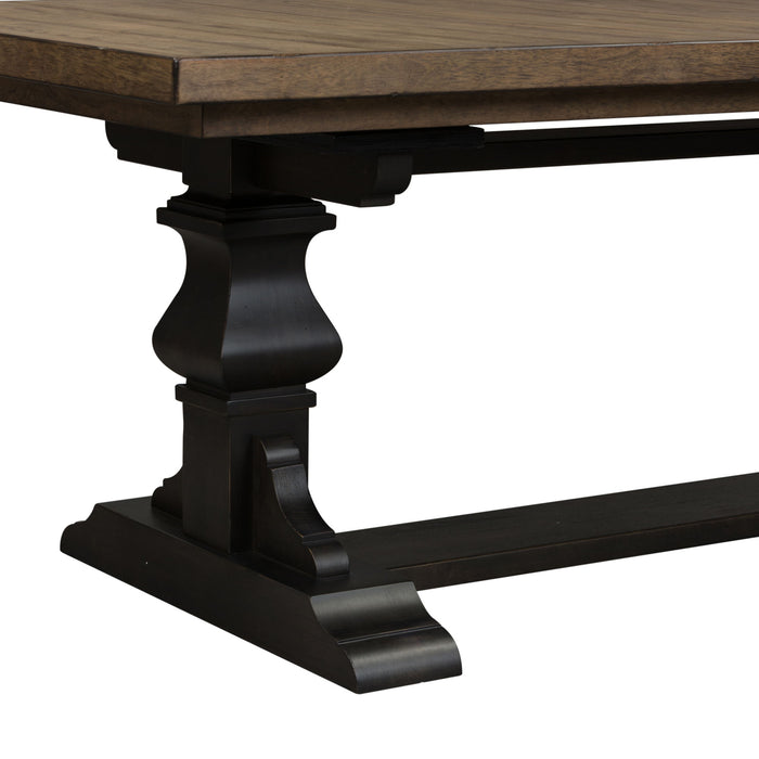 Harvest Home - Trestle Table - Chalkboard – Dining Tables by Liberty Furniture at Furniture Wholesale Plus , Nashville furniture store