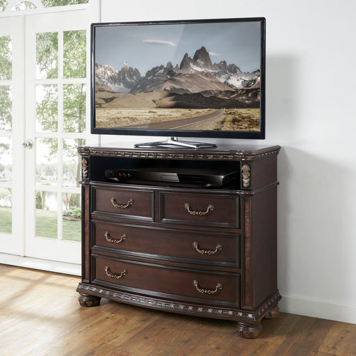 Monte Carlo - Media Chest - Dark Brown – Media Chests by Steve Silver Furniture at Furniture Wholesale Plus , Nashville furniture store