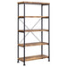 Analiese - 4-Shelf Bookshelf - Premium Standard Bookcases from CoasterEveryday - Just $219! Shop now at Furniture Wholesale Plus  We are the best furniture store in Nashville, Hendersonville, Goodlettsville, Madison, Antioch, Mount Juliet, Lebanon, Gallatin, Springfield, Murfreesboro, Franklin, Brentwood