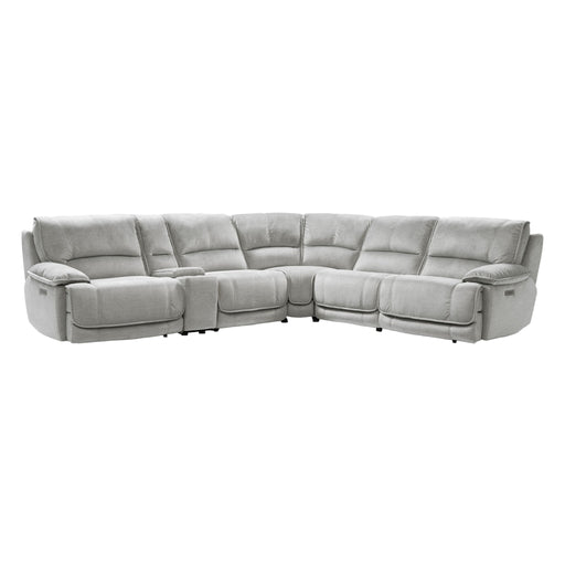 Olsen - 6 Piece Power Sectional – Reclining Sectionals by Steve Silver Furniture at Furniture Wholesale Plus , Nashville furniture store