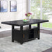 Yves - Dining Table - Black – Dining Tables by Steve Silver Furniture at Furniture Wholesale Plus , Nashville furniture store