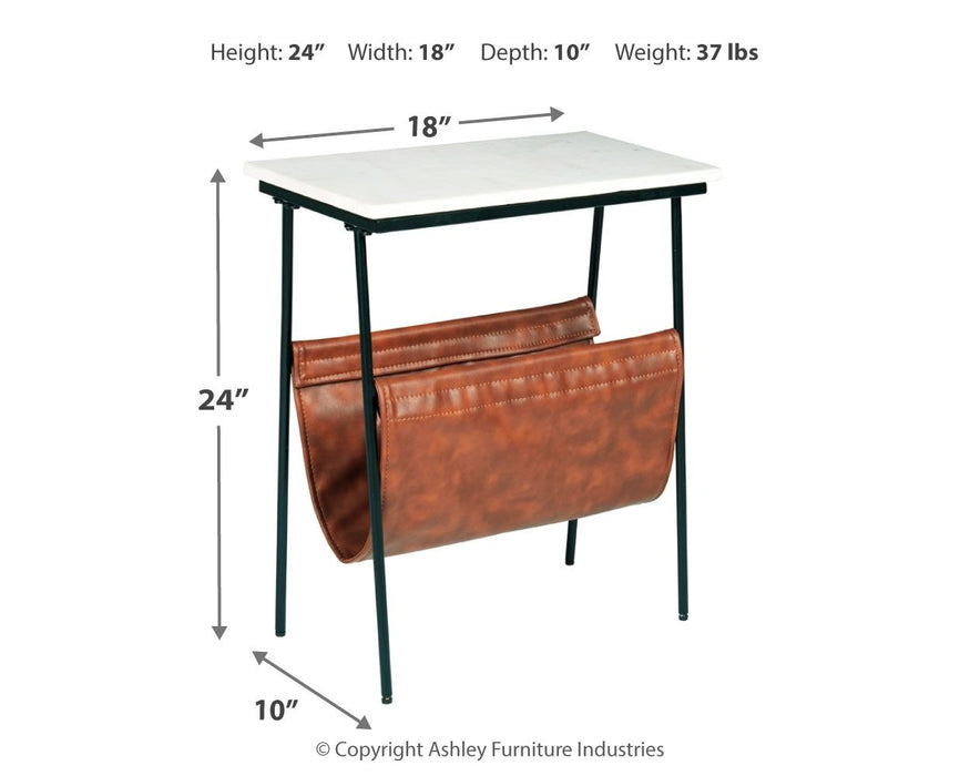 Etanbury - Accent Table - Brown / Black / White – Accent Tables by Signature Design by Ashley® at Furniture Wholesale Plus , Nashville furniture store