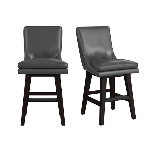 Villanova - Swivel PU Counter Stool (Set of 2) – Stool Sets by Elements International at Furniture Wholesale Plus , Nashville furniture store