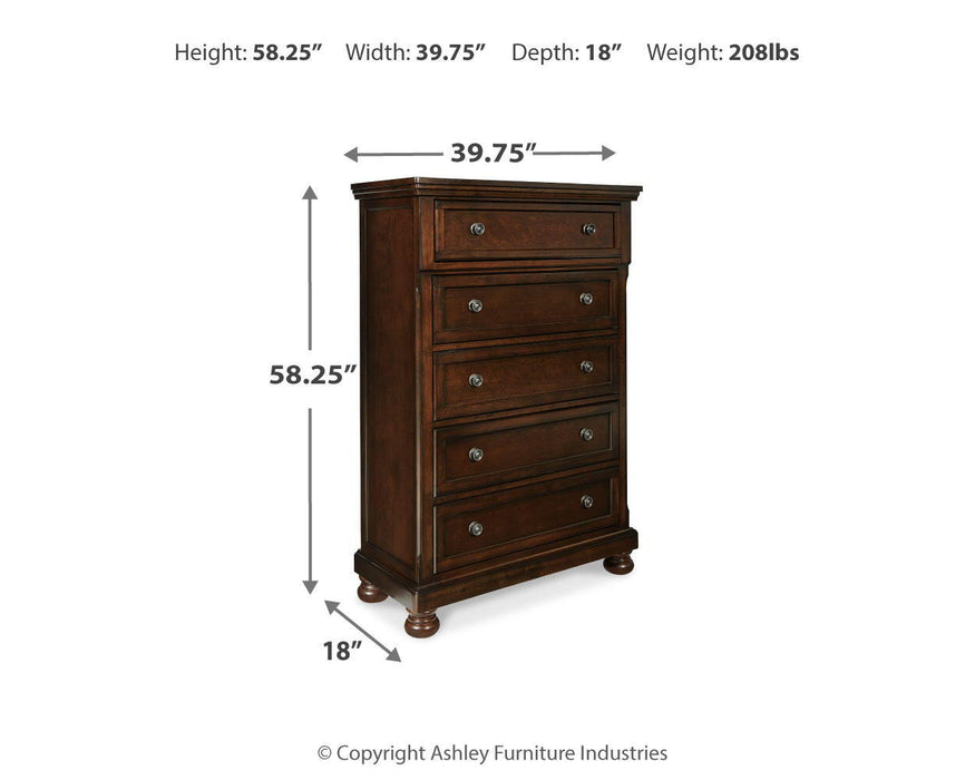 Porter - Chest - Rustic Brown – Accent Chests by Millennium® by Ashley at Furniture Wholesale Plus , Nashville furniture store