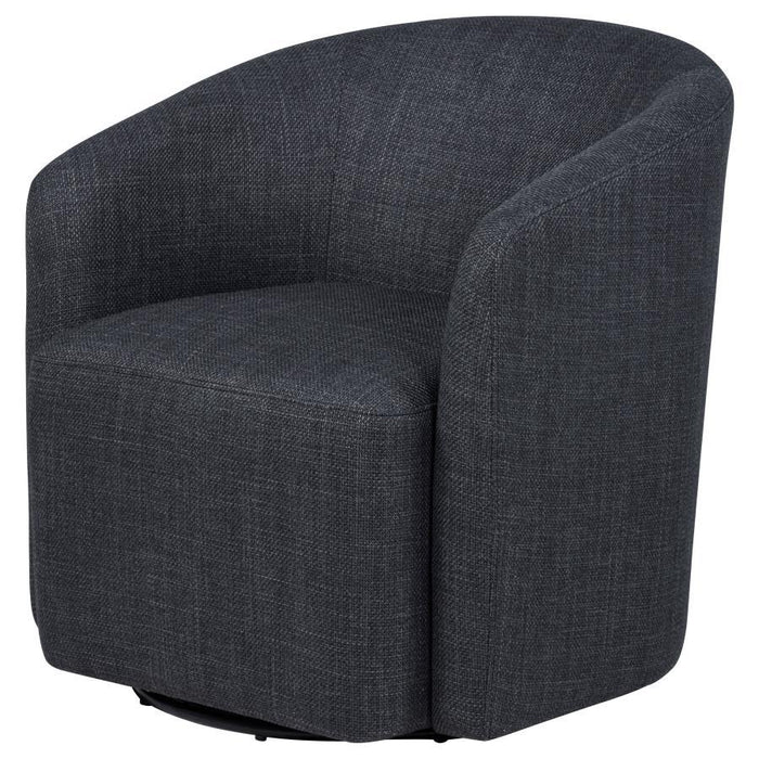Mossbrook - Fabric Upholstered Swivel Accent Chair – Swivel Chairs by Coaster Fine Furniture at Furniture Wholesale Plus , Nashville furniture store