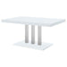 Brooklyn - Rectangular Dining Table - White High Gloss – Dining Tables by CoasterEssence at Furniture Wholesale Plus , Nashville furniture store