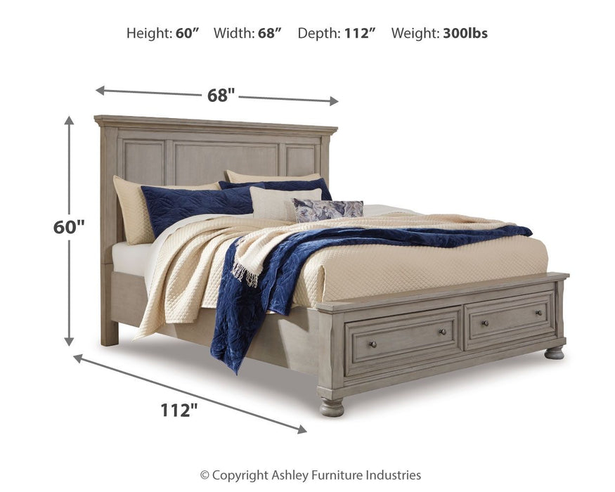 Lettner - Panel Storage Bed – Storage Beds by Signature Design by Ashley® at Furniture Wholesale Plus , Nashville furniture store