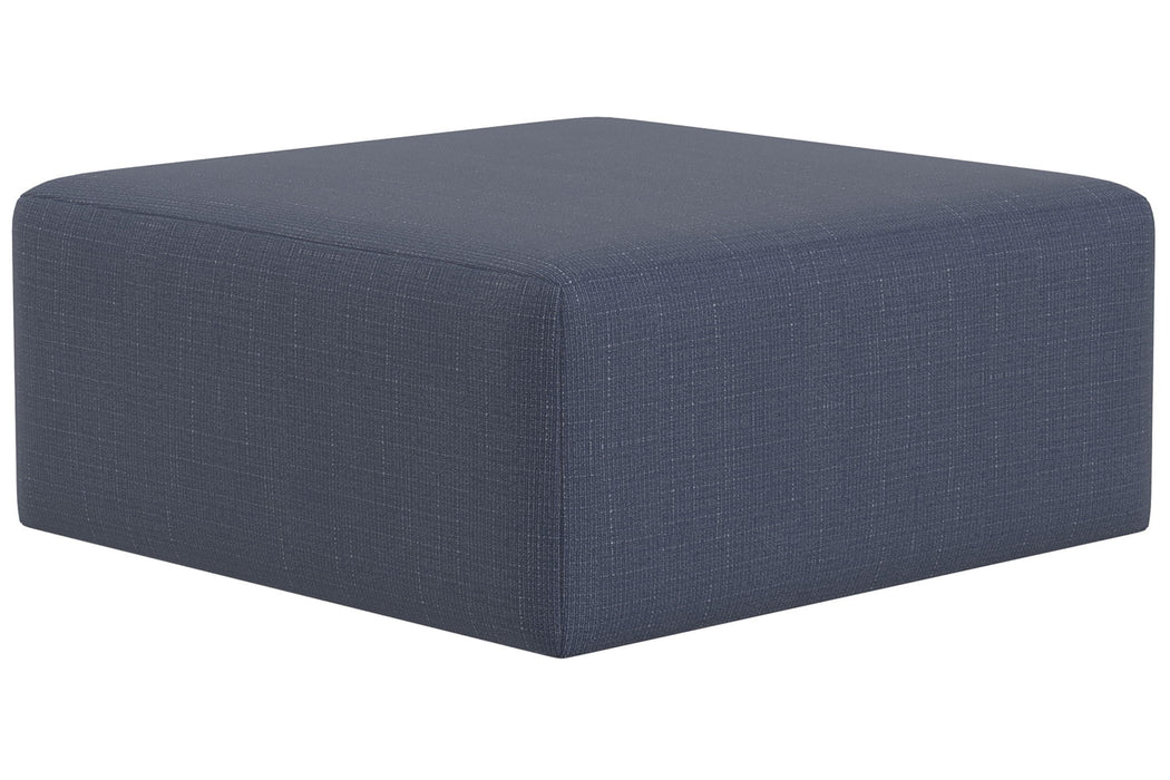 Cape May - Cocktail Ottoman - Denim – Coffee Table Ottomans by Jackson at Furniture Wholesale Plus , Nashville furniture store