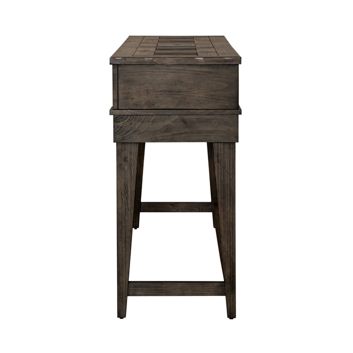 Arrowcreek - Console Bar Table - Weathered Stone – Console Tables by Liberty Furniture at Furniture Wholesale Plus , Nashville furniture store