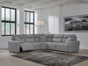 ModMax II - Salt And Pepper - Reclining Sectional – Reclining Sectionals by Signature Design by Ashley® at Furniture Wholesale Plus , Nashville furniture store