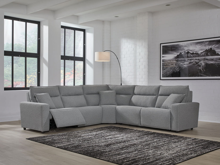 ModMax II - Salt And Pepper - Reclining Sectional – Reclining Sectionals by Signature Design by Ashley® at Furniture Wholesale Plus , Nashville furniture store