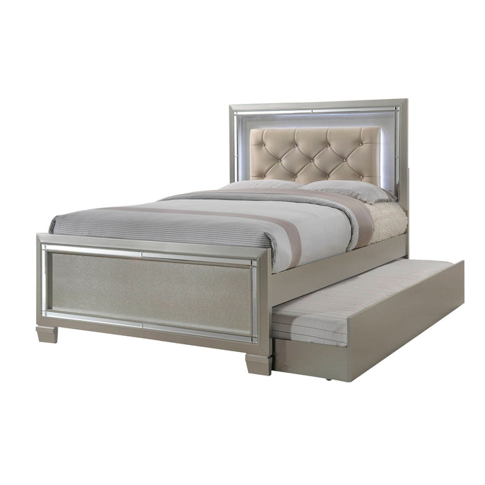 Platinum - Youth Platform With Trundle Bedroom Set – 3 Piece Bedroom Sets by Elements International at Furniture Wholesale Plus , Nashville furniture store