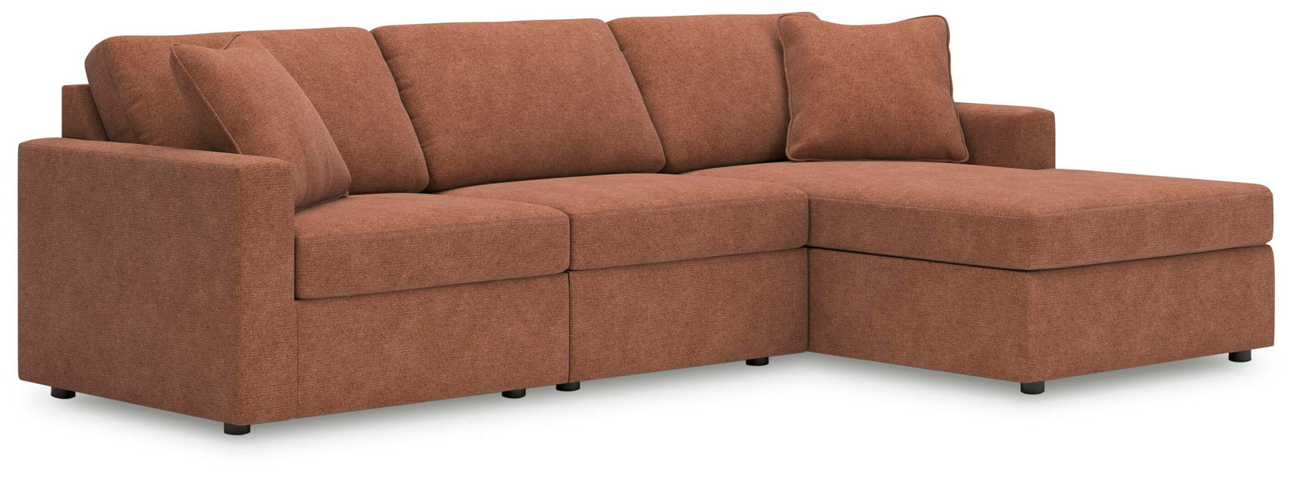 Modmax - L-Shaped Sectional - Spice – Stationary Sectionals by Signature Design by Ashley® at Furniture Wholesale Plus , Nashville furniture store