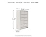 Altyra - Five Drawer Chest - White – Accent Chests by Signature Design by Ashley® at Furniture Wholesale Plus , Nashville furniture store