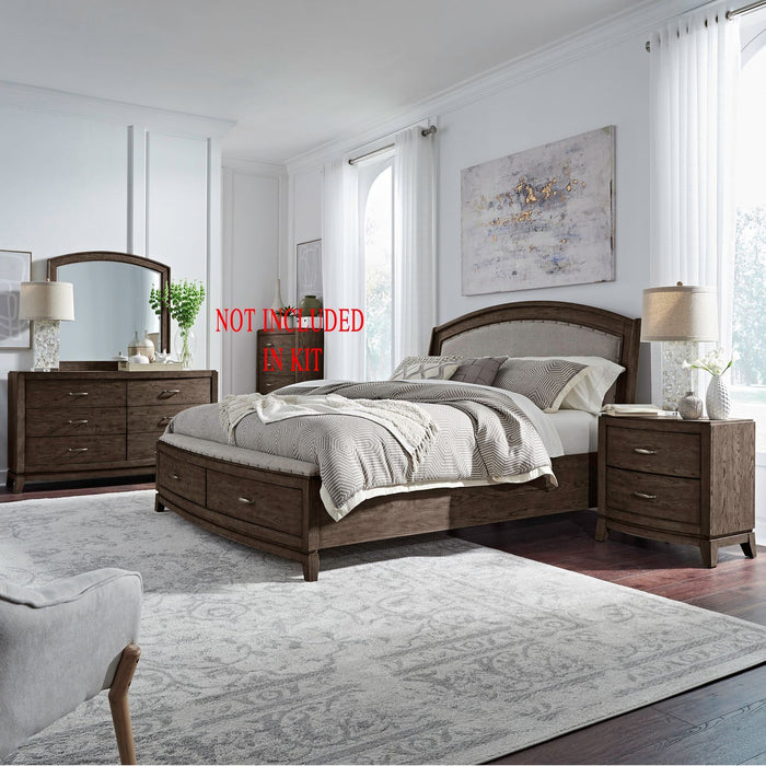 Avalon - Upholstered Bedroom Set – 3 Piece Bedroom Sets by Liberty Furniture at Furniture Wholesale Plus , Nashville furniture store