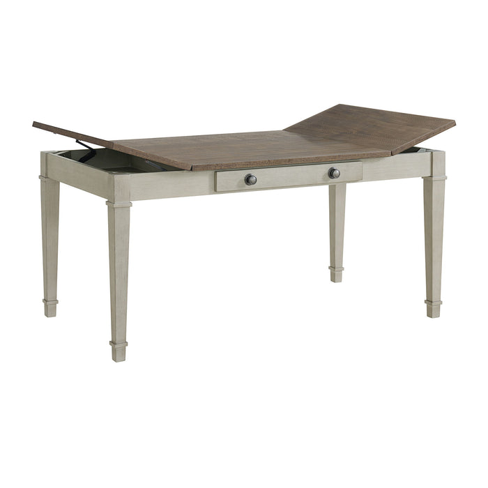 Farmington - Rectangular Dining Table - Medium Brown And Washed Stone – Dining Tables by Elements International at Furniture Wholesale Plus , Nashville furniture store