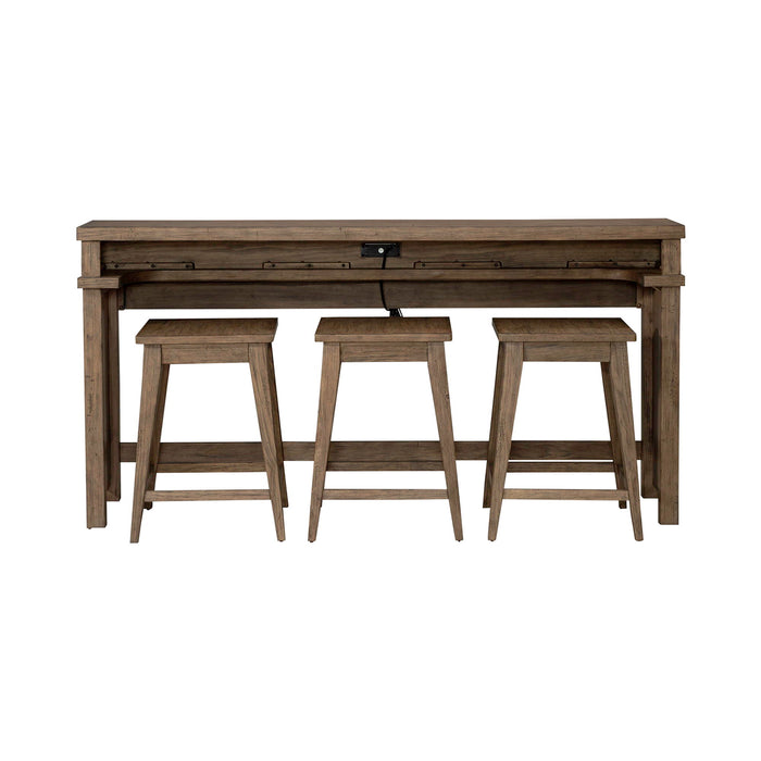 Pinebrook Ridge - 4 Piece Set - Weathered Toffee – 4 Piece Living Room Sets by Liberty Furniture at Furniture Wholesale Plus , Nashville furniture store