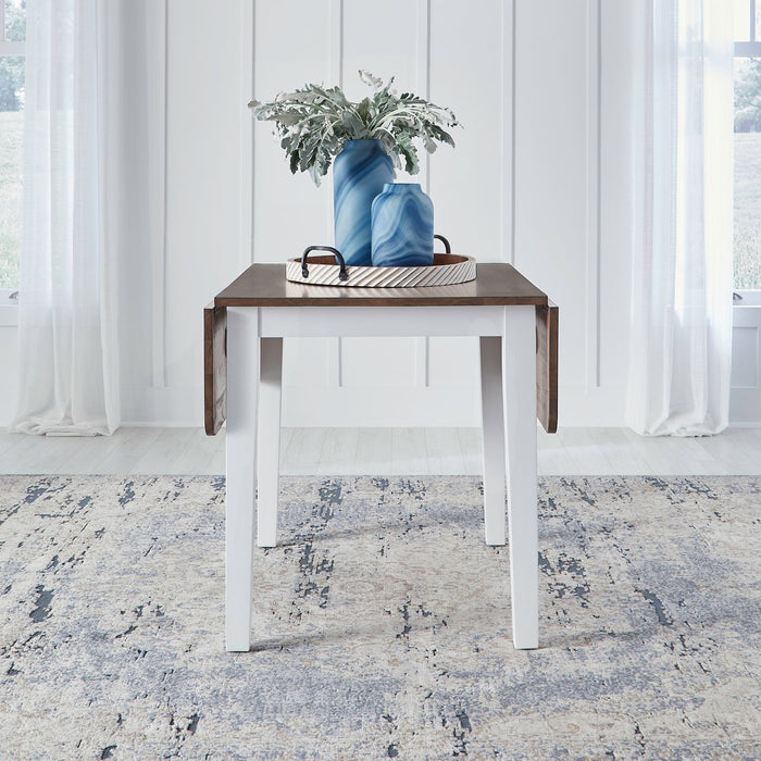 Landale - Drop Leaf Table - Chestnut & White – Dining Tables by Liberty Furniture at Furniture Wholesale Plus , Nashville furniture store