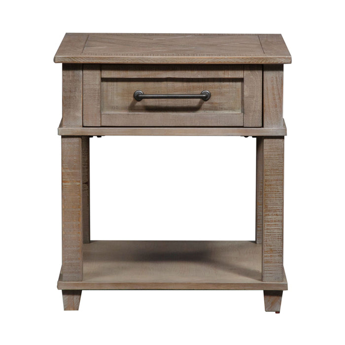 Parkland Falls - Rectangular End Table - Weathered Taupe – End Tables by Liberty Furniture at Furniture Wholesale Plus , Nashville furniture store