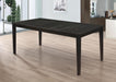 Louise - Rectangular Extension Leaf Dining Table - Black – Dining Tables with Extensions by CoasterEveryday at Furniture Wholesale Plus , Nashville furniture store