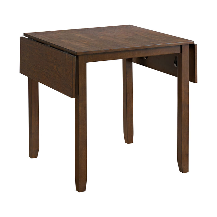 Alex - 3 Piece Dining Set With Drop Leaf Table - Espresso – 3 Piece Dining Room Sets by Elements International at Furniture Wholesale Plus , Nashville furniture store
