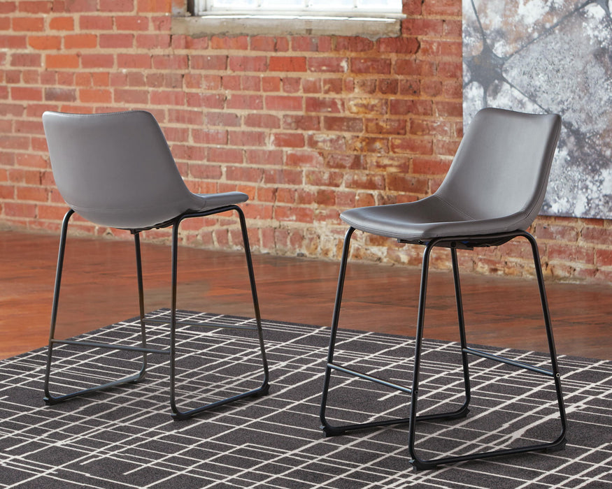 Centiar - Upholstered Barstool (Set of 2) – Stool Sets by Signature Design by Ashley® at Furniture Wholesale Plus , Nashville furniture store