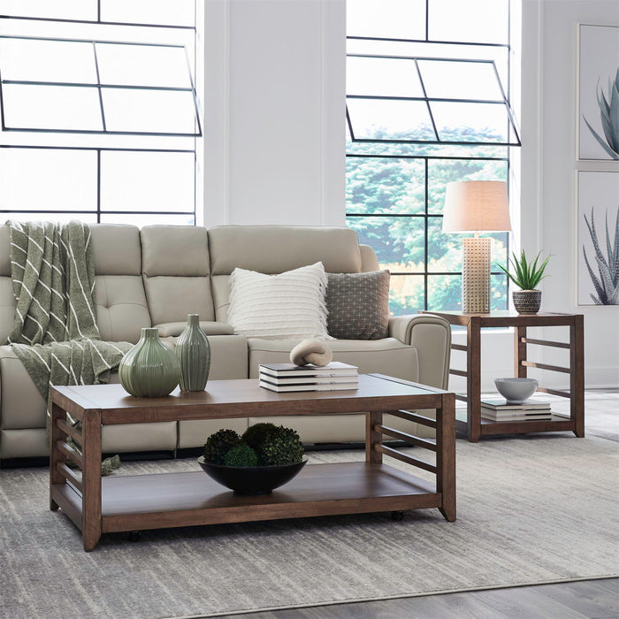 Shaker Lakes - 3 Piece Set - Harvest Brown – Table Sets by Liberty Furniture at Furniture Wholesale Plus , Nashville furniture store
