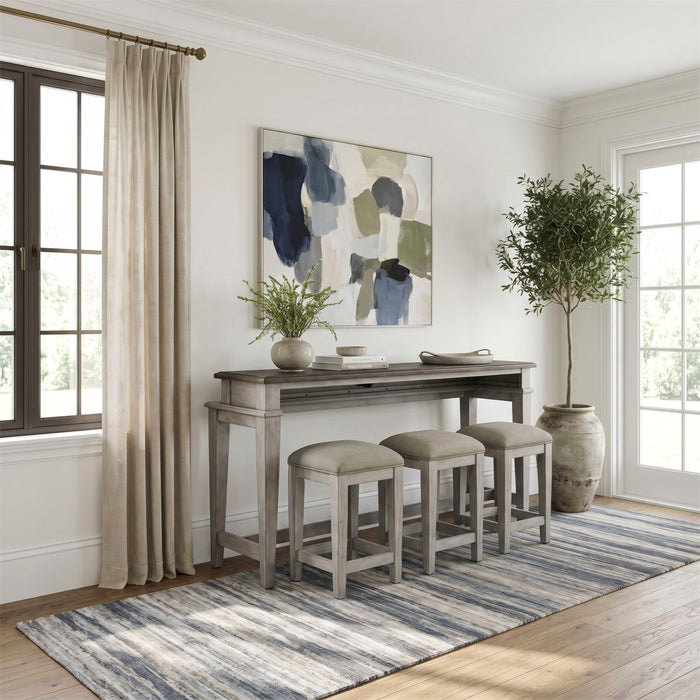 Heartland - 4 Piece Dining Room Set - Antique White / Tobacco Tops – 4 Piece Dining Room Sets by Liberty Furniture at Furniture Wholesale Plus , Nashville furniture store