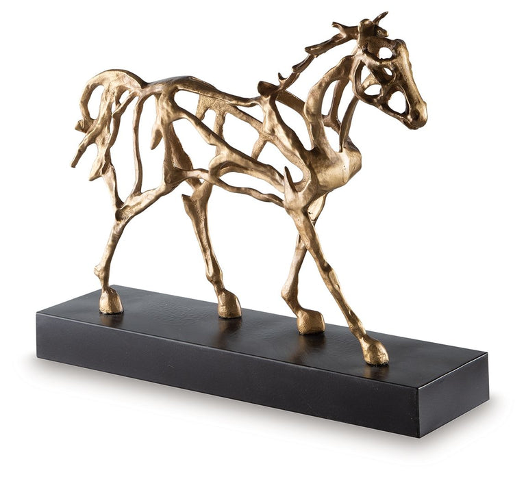 Grainville - Sculpture - Antique Gold Finish – Sculptures & Figurines by Signature Design by Ashley® at Furniture Wholesale Plus , Nashville furniture store