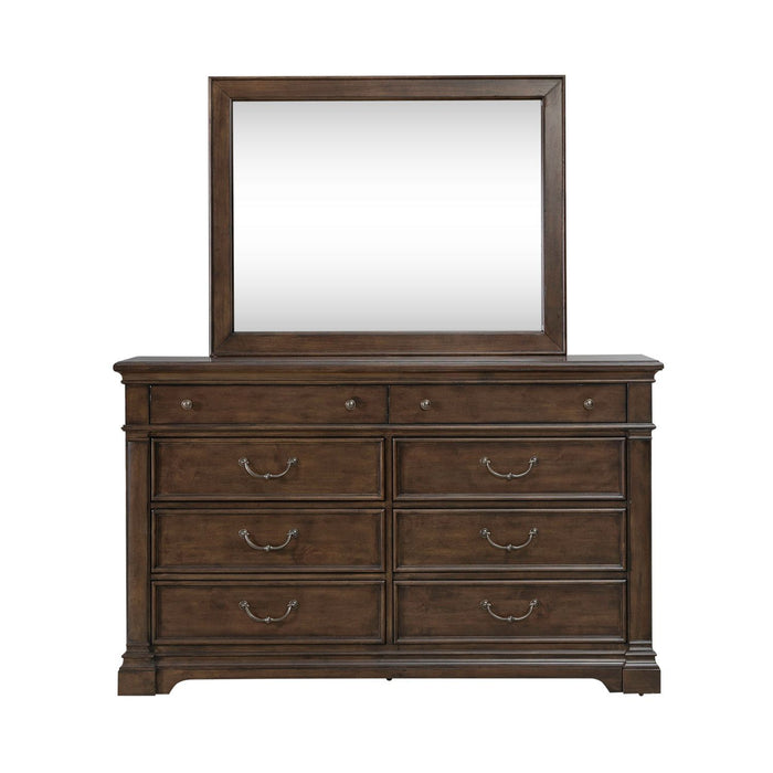 Arden Road - Dresser & Mirror - Satin Cherry – Dresser & Mirror by Liberty Furniture at Furniture Wholesale Plus , Nashville furniture store