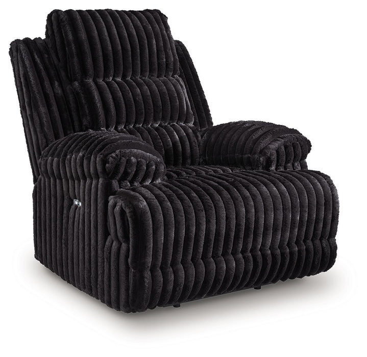 Rhine Falls - Zero Wall Power Recliner - Onyx – Reclining Chairs by Signature Design by Ashley® at Furniture Wholesale Plus , Nashville furniture store