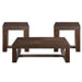 Hardy - 3 Piece Occasional Table Set (Coffee Table And Two End Tables) - Cherry – Table Sets by Elements International at Furniture Wholesale Plus , Nashville furniture store