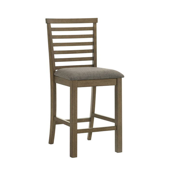 Brook Bay - Upholstered Ladder Back Counter Chair (RTA) – Counter Chairs by Liberty Furniture at Furniture Wholesale Plus , Nashville furniture store