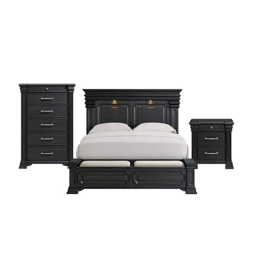 Kings Court - Storage Bedroom Set – 3 Piece Bedroom Sets by Elements International at Furniture Wholesale Plus , Nashville furniture store