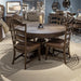 Paradise Valley - 5 Piece Pedestal Table Set - Saddle Brown – 5 Piece Dining Room Sets by Liberty Furniture at Furniture Wholesale Plus , Nashville furniture store