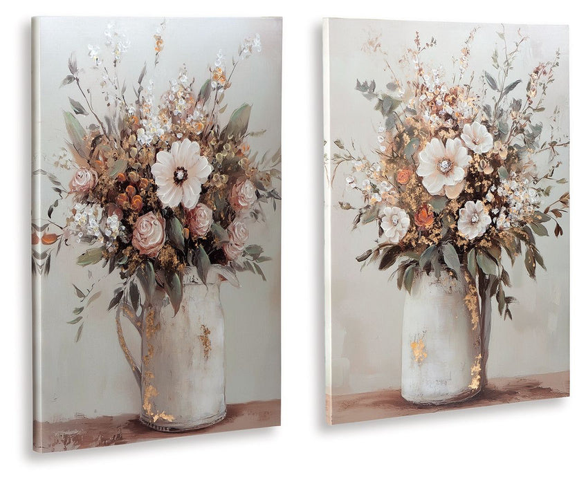 Faisaldon - Wall Art Set (Set of 2) - Multi – Canvas Art Sets by Signature Design by Ashley® at Furniture Wholesale Plus , Nashville furniture store