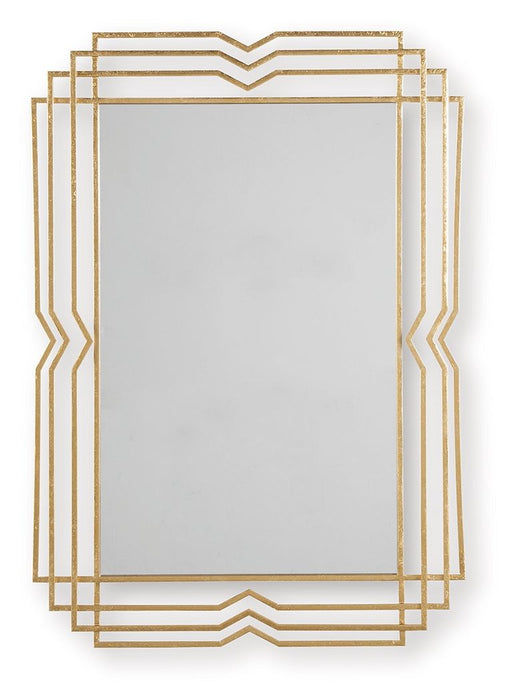 Claybrook - Accent Mirror - Gold Finish – Accent Mirrors by Signature Design by Ashley® at Furniture Wholesale Plus , Nashville furniture store