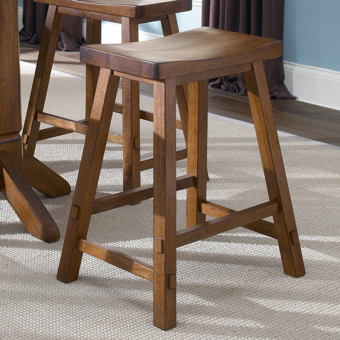 Creations - Sawhorse Counter Stool – Counter Height (24"-27") by Liberty Furniture at Furniture Wholesale Plus , Nashville furniture store