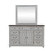 River Place - Dresser & Mirror - Riverstone White & Tobacco – Dresser & Mirror by Liberty Furniture at Furniture Wholesale Plus , Nashville furniture store