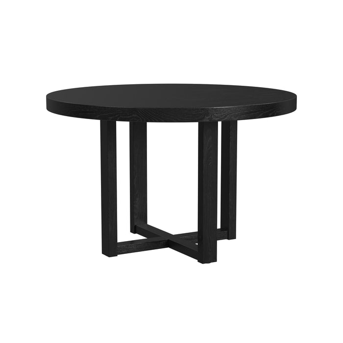 Bahama Breeze - 47.5" Round Dining Table - Black – Dining Tables by Elements International at Furniture Wholesale Plus , Nashville furniture store