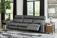 Samperstone - Power Reclining Sectional – Reclining Sectionals by Signature Design by Ashley® at Furniture Wholesale Plus , Nashville furniture store